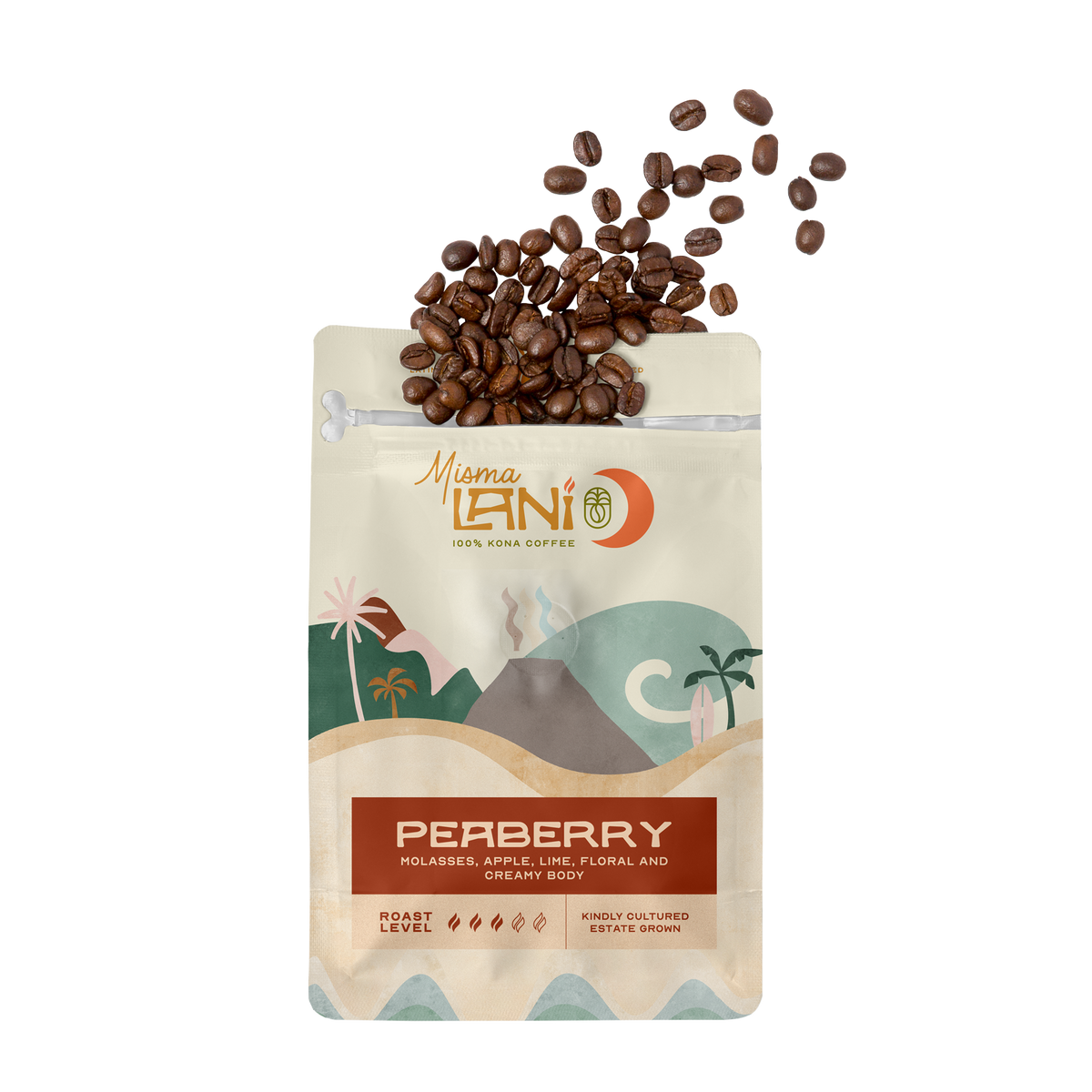 4 oz bag of Peaberry Coffee Roast Coffee