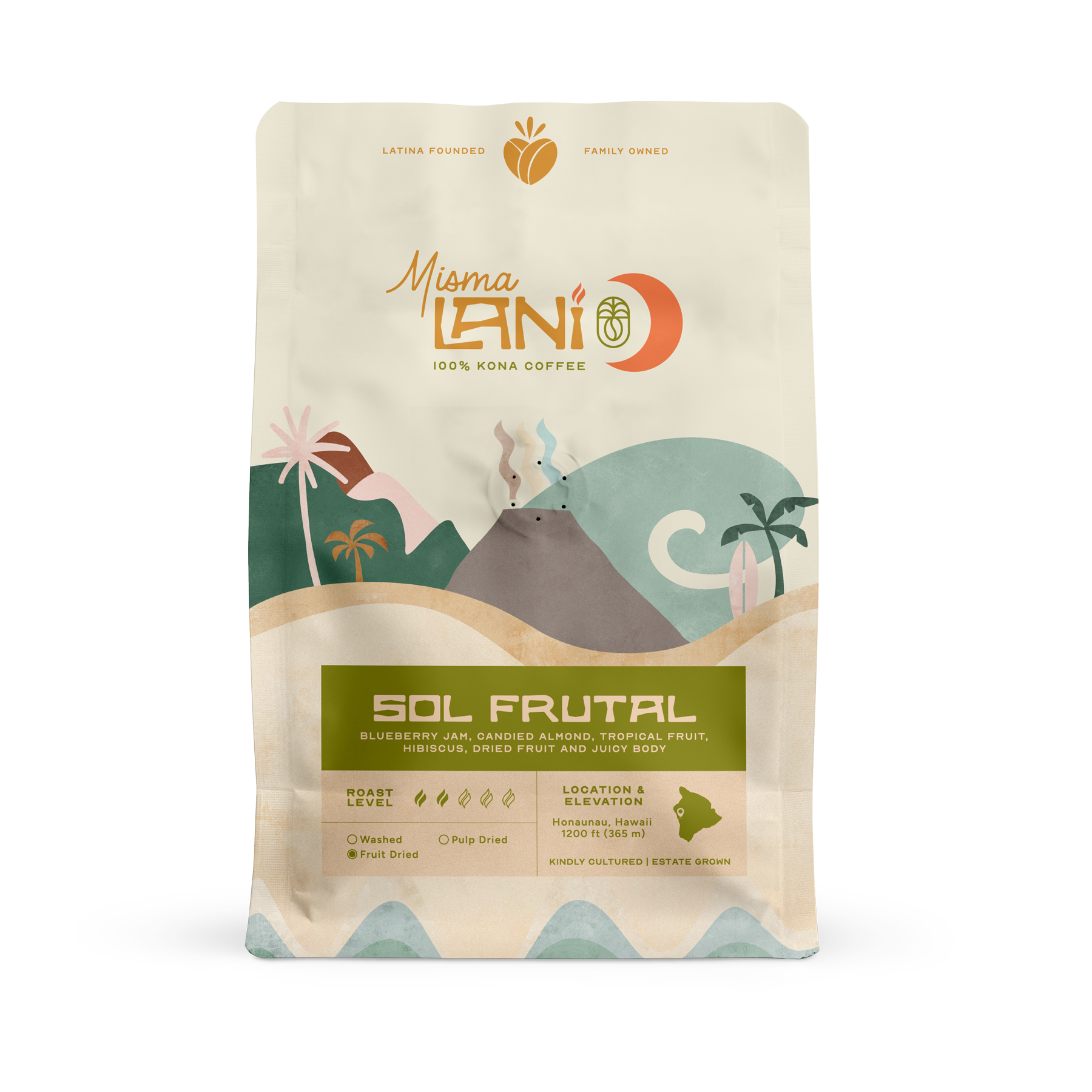 Sol Frutal | Light/Medium Roast Coffee – Fruity and Juicy Kona Blend